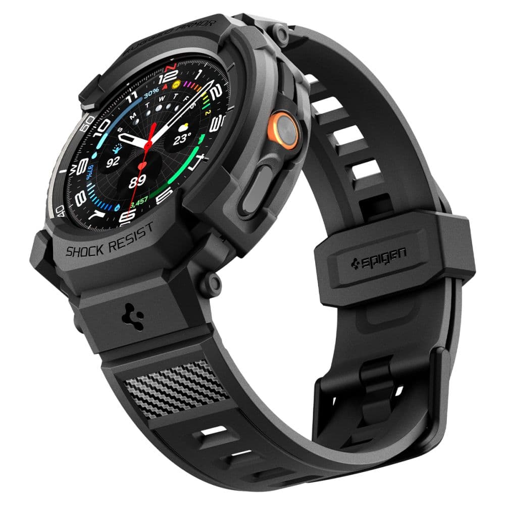 Spigen Rugged Armor Pro - θήκη για Samsung Galaxy Watch8 Classic - Μαύρο 5