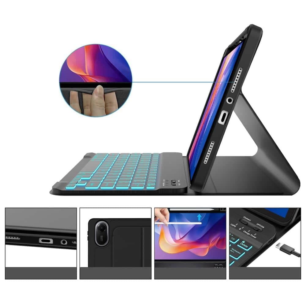 Tech-Protect Sc Pen + Keyboard Xiaomi Redmi Pad 2 11.0 Black 5