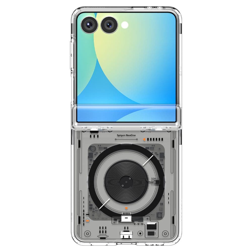 Spigen Ultra Hybrid Pro - θήκη για Samsung Galaxy Z Flip7 - Διάφανο 5