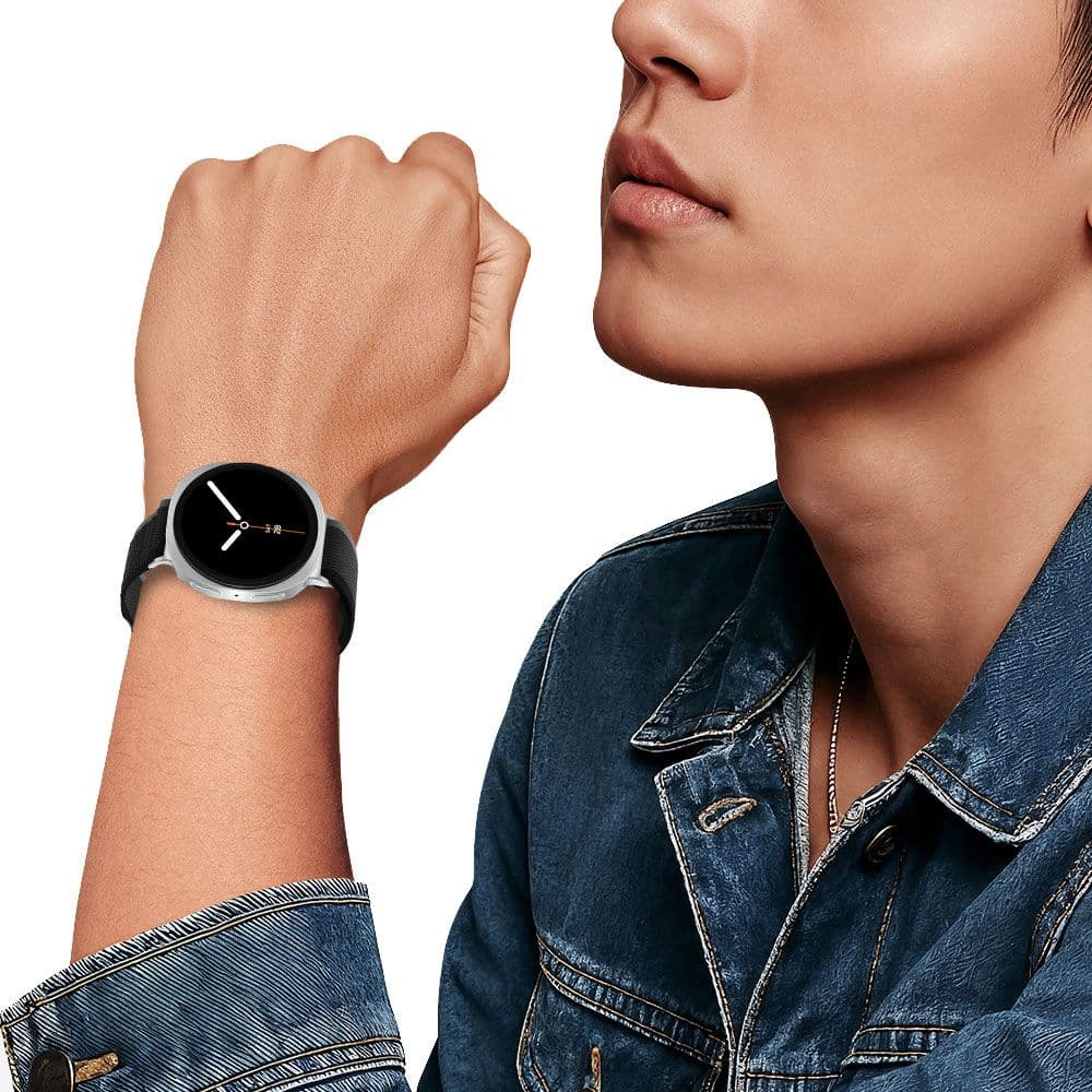 Tech-Protect Nylon Stripe Samsung Galaxy Watch 8 / Classic (40 / 44 / 46 Mm) Black/orange 4