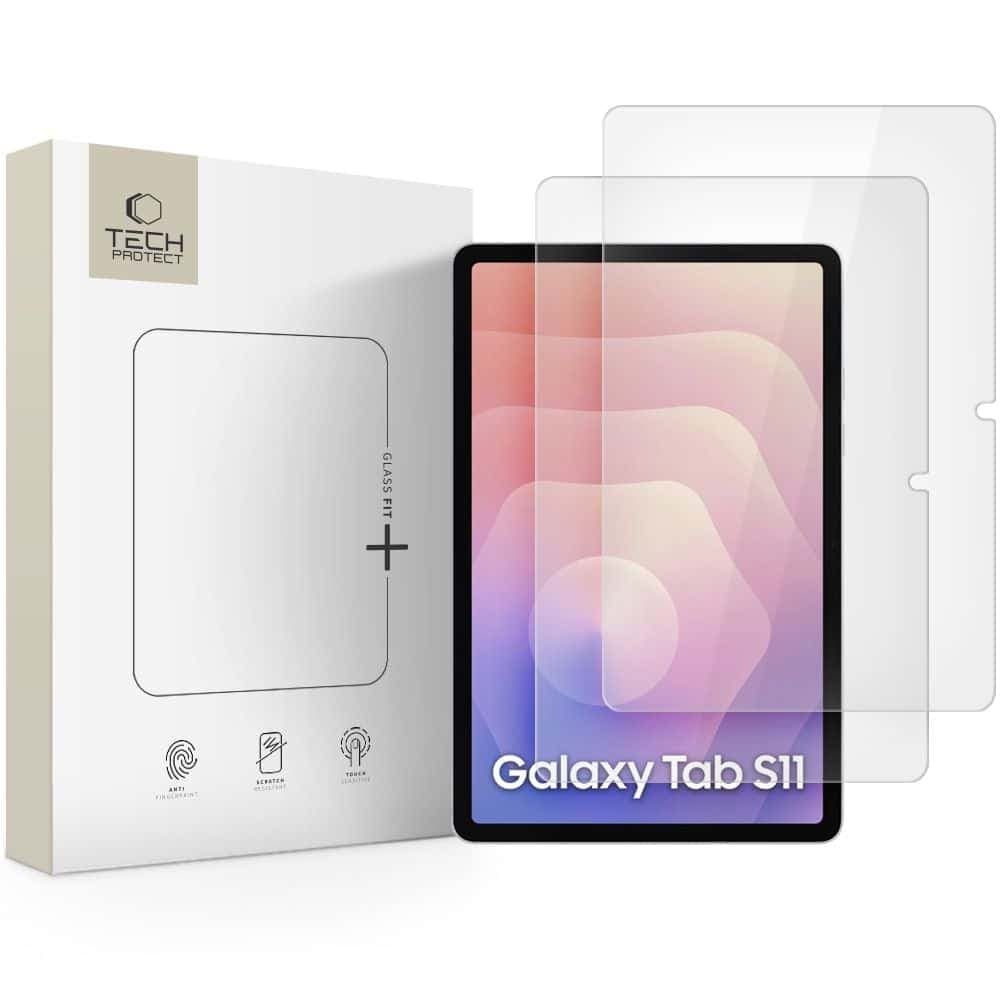 Σκληρυμένο γυαλί Tech-Protect Glass Fit+ 2-Pack Galaxy Tab S11 11.0 Clear