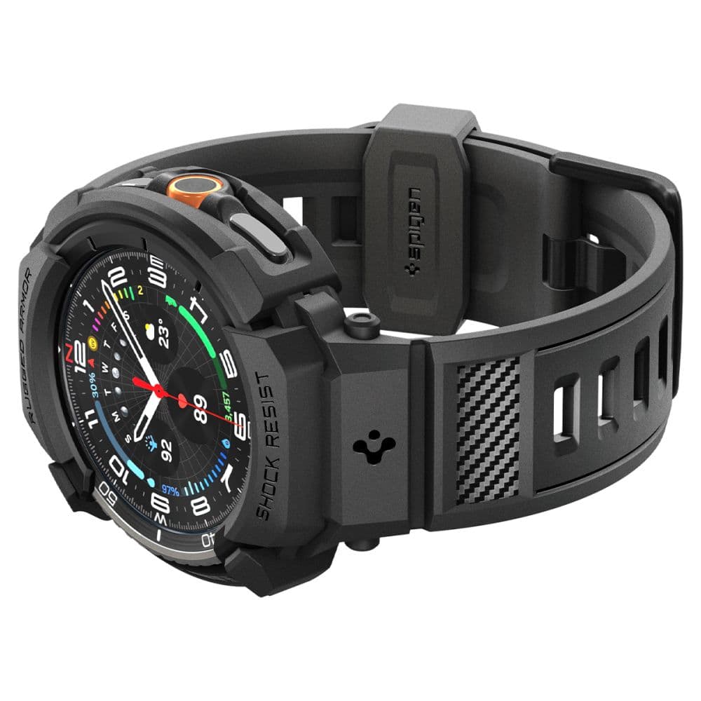 Spigen Rugged Armor Pro - θήκη για Samsung Galaxy Watch8 Classic - Μαύρο 6