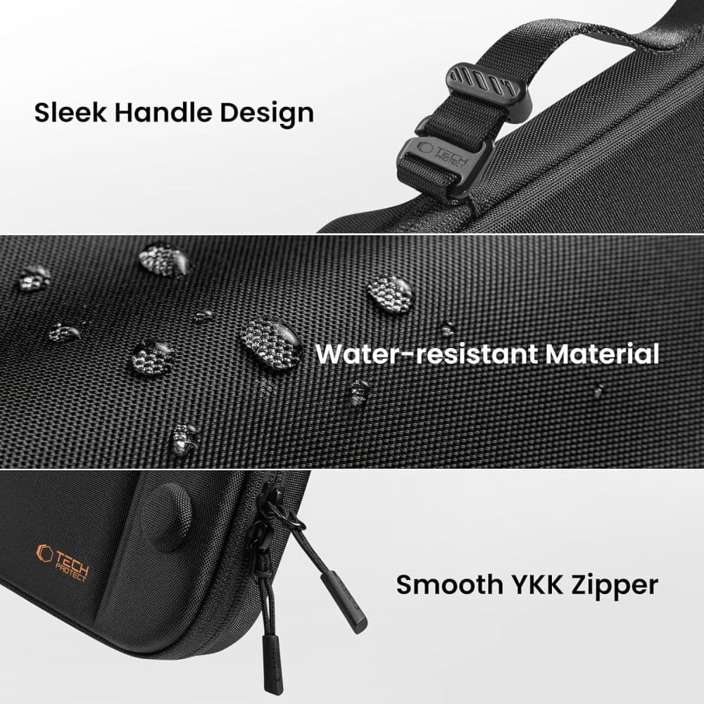 Tech-Protect Slim Pouch Nintendo Switch 2 Black 8