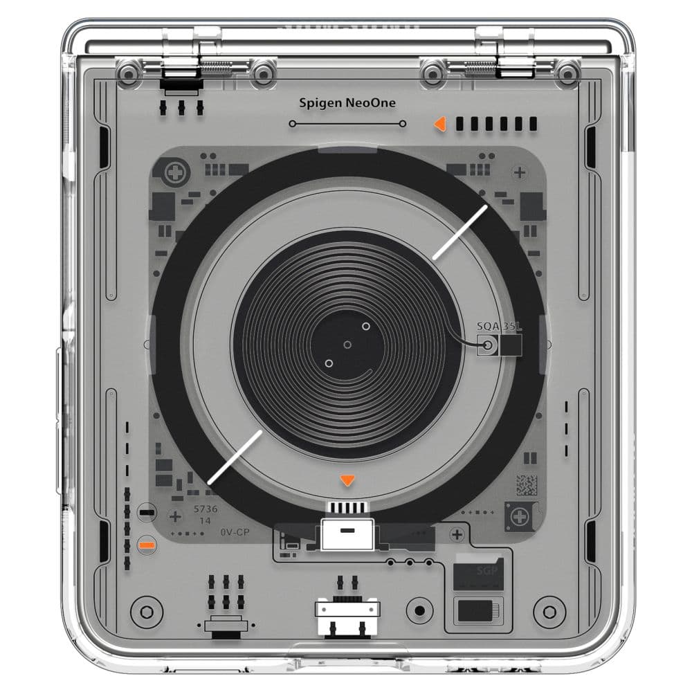 Spigen Ultra Hybrid Pro - θήκη για Samsung Galaxy Z Flip7 - Διάφανο 9