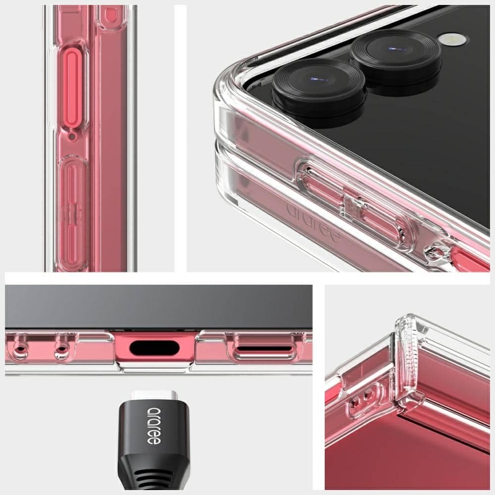 Araree Duple 360 - θήκη για Samsung Galaxy Z Flip7 - Διάφανο 5