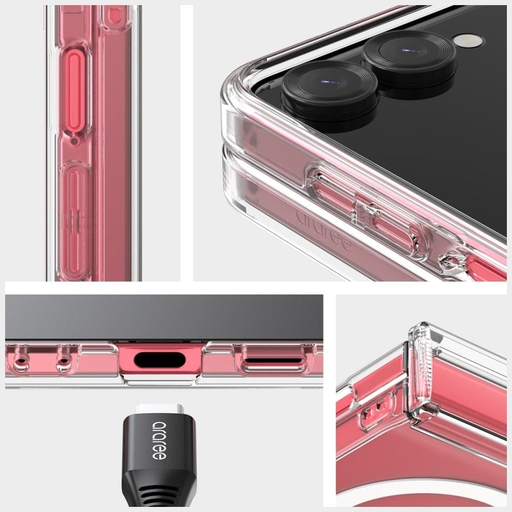 Araree Duple 360 M - θήκη για Samsung Galaxy Z Flip7 - Διάφανο 3
