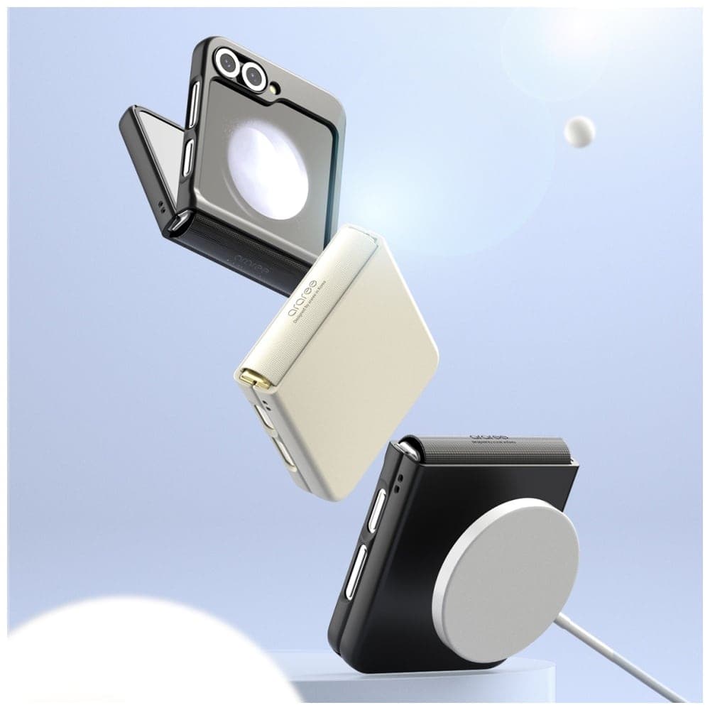 Araree Aero Flex M - θήκη για Samsung Galaxy Z Flip6 / Flip7 FE - Κρέμα 5