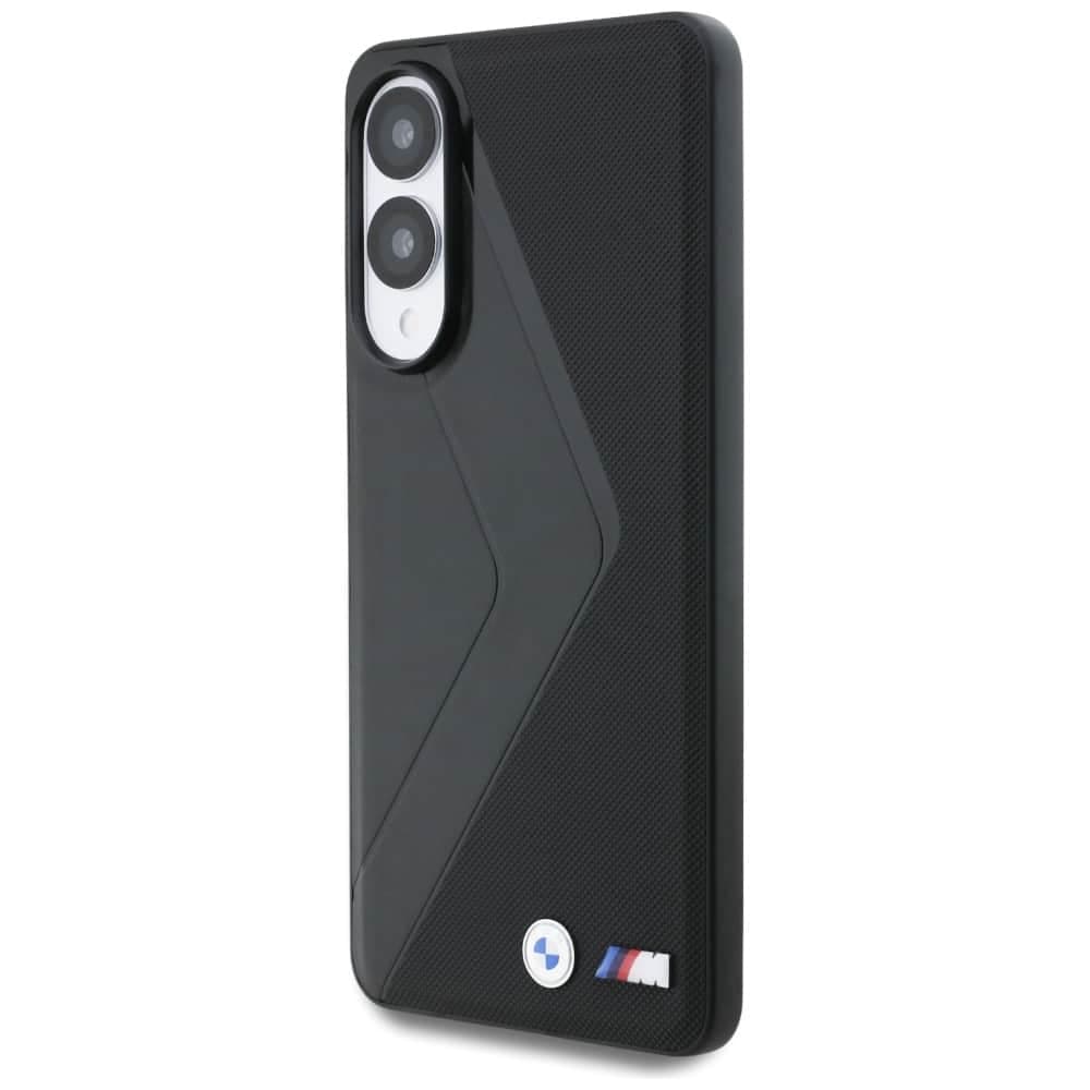Θήκη Bmw Δερμάτινη Oversized Stripes Magsafe Για Samsung Galaxy S25 Edge Μαύρη 2