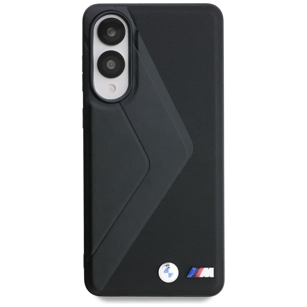 Θήκη Bmw Δερμάτινη Oversized Stripes Magsafe Για Samsung Galaxy S25 Edge Μαύρη 3