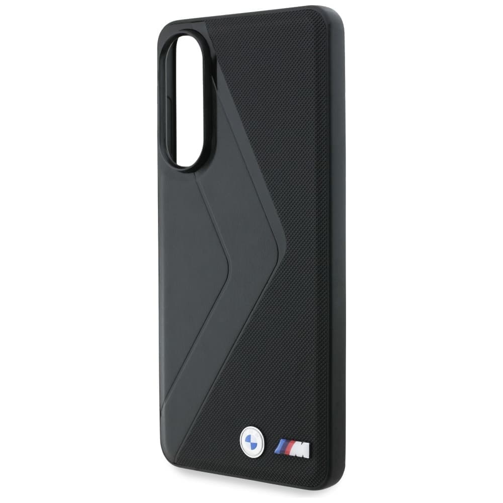 Θήκη Bmw Δερμάτινη Oversized Stripes Magsafe Για Samsung Galaxy S25 Edge Μαύρη 6