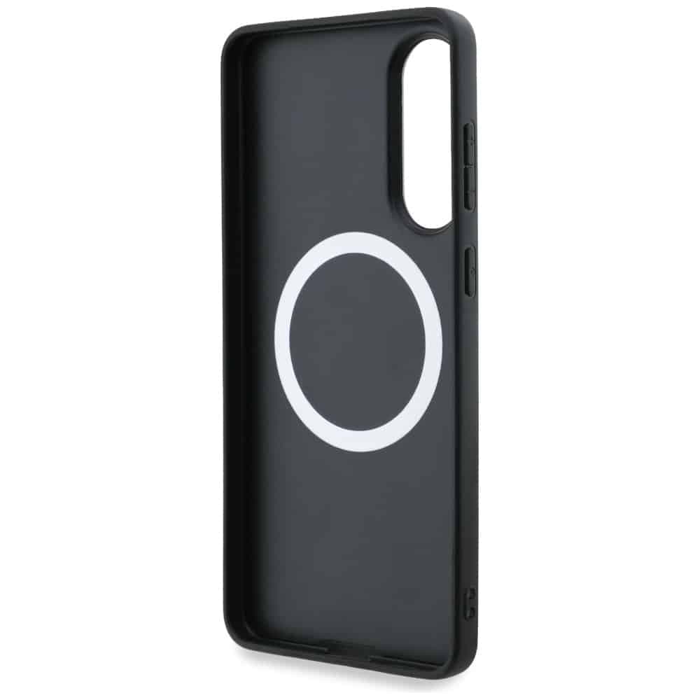 Θήκη Bmw Δερμάτινη Oversized Stripes Magsafe Για Samsung Galaxy S25 Edge Μαύρη 7