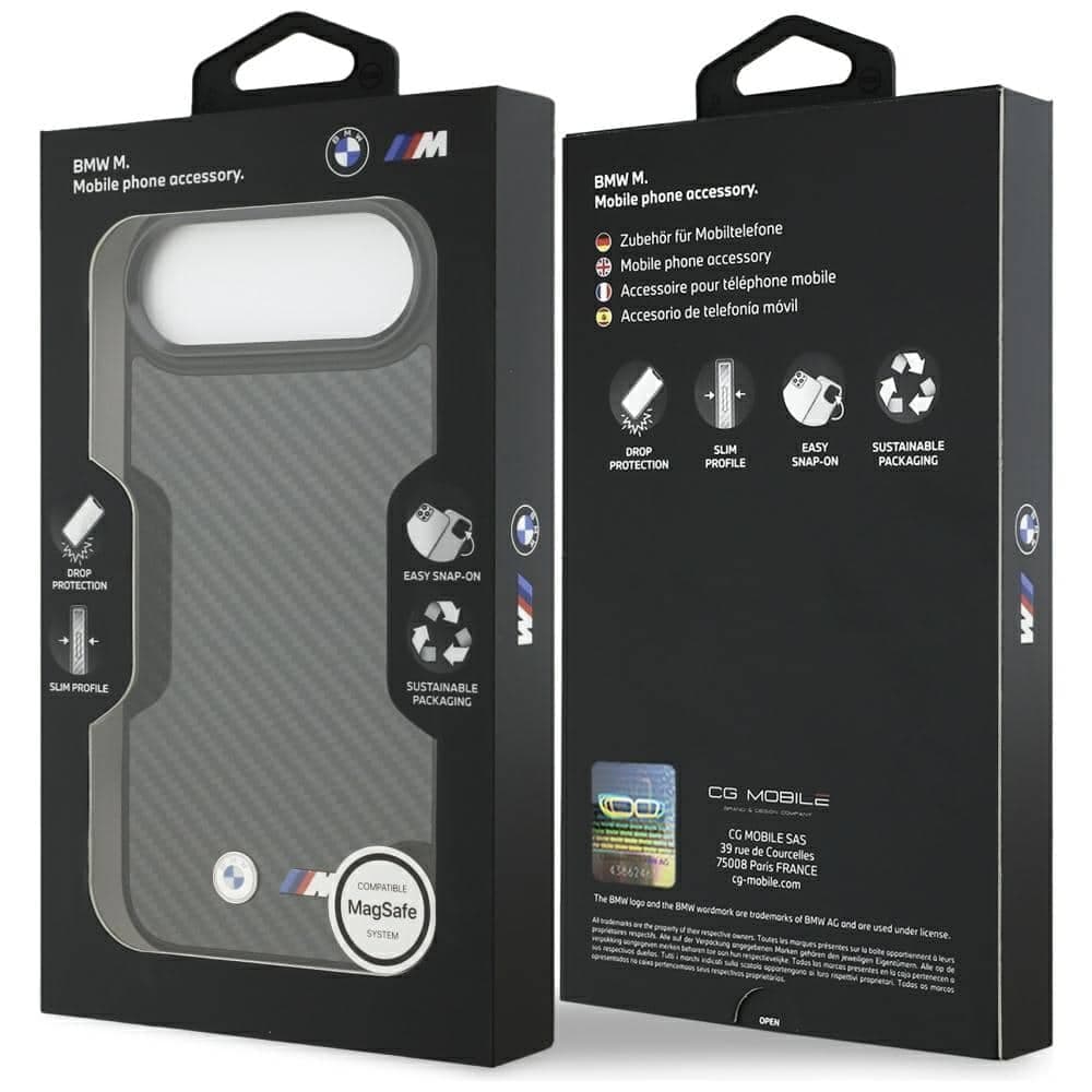 Θήκη Bmw M Kevlar Ματ Magsafe Για iPhone Air Μαύρη 8
