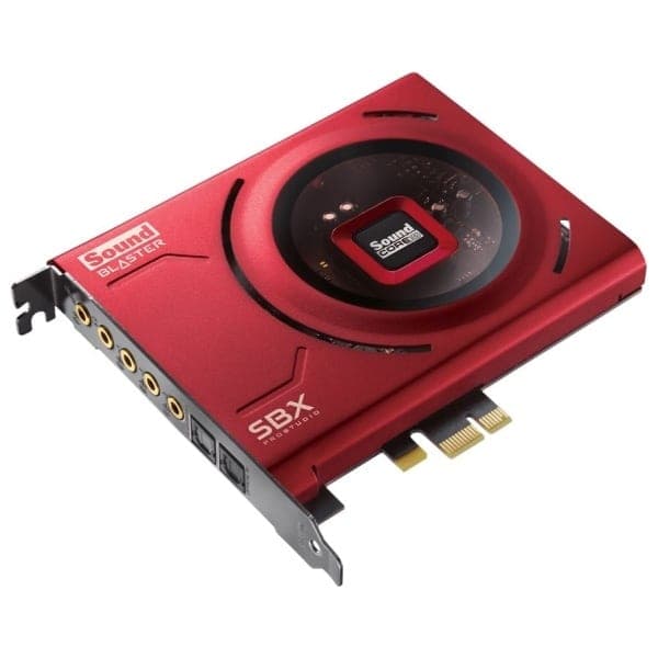 Creative Sound Blaster Z Se Pci-E Κάρτα Ήχου Ειδική Εκδοση Κόκκινη 2