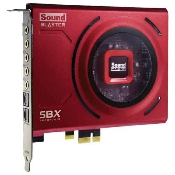 Creative Sound Blaster Z Se Pci-E Κάρτα Ήχου Ειδική Εκδοση Κόκκινη 4