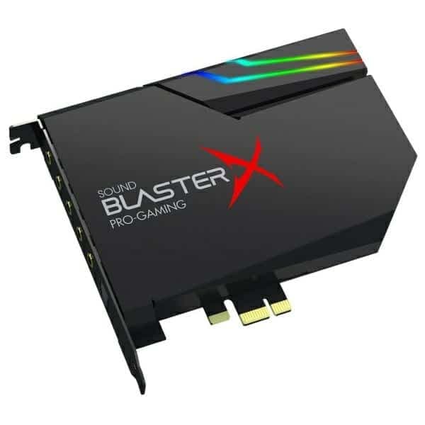 Creative Sound Blasterx Ae-5 Plus Μαύρη Κάρτα Ήχου Pci-E 7