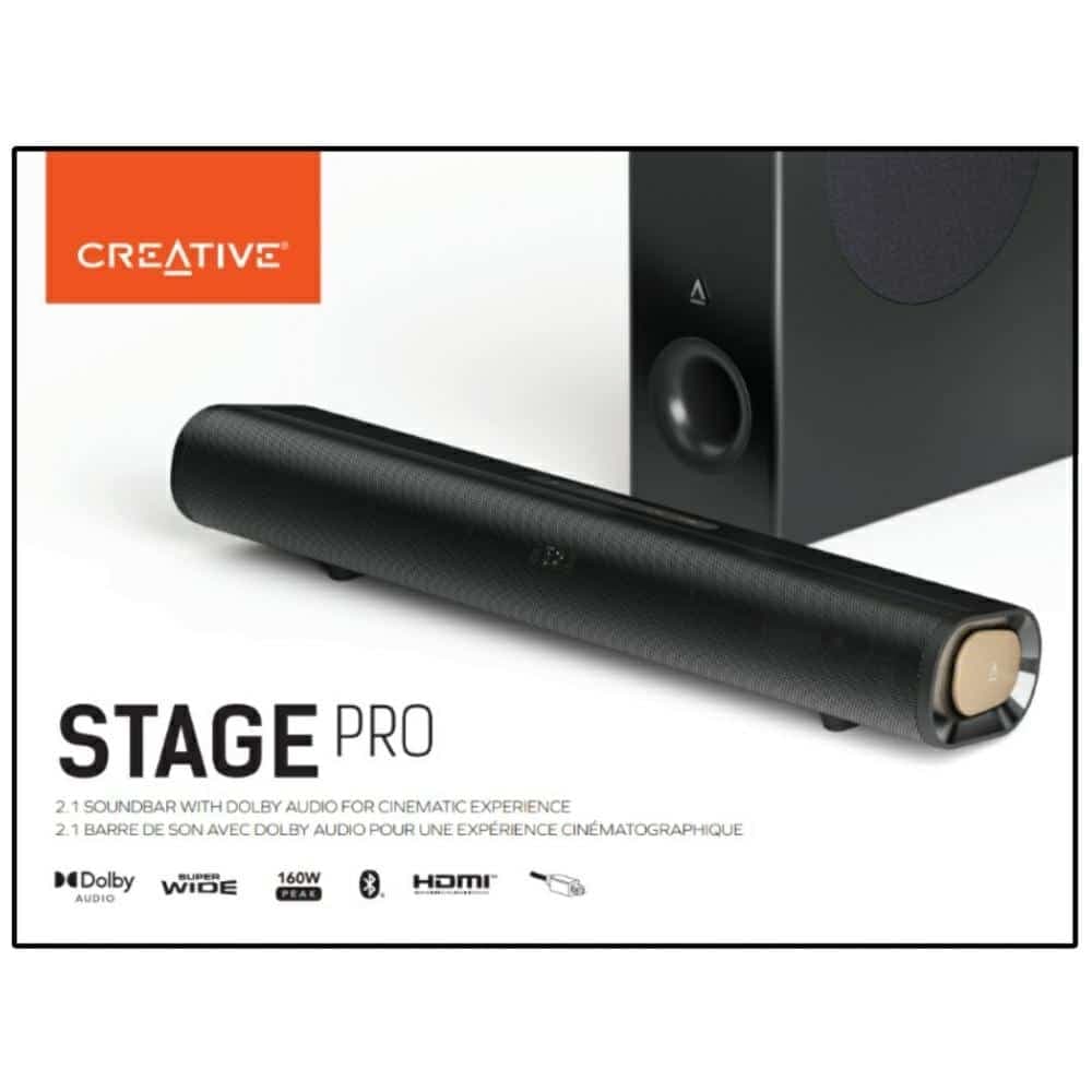 Ηχομπάρα 2.1 Creative Stage Pro Με Subwoofer Bluetooth 5.3 8