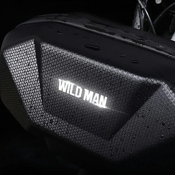 Wildman X9 Τσάντα Πλαισίου Ποδηλάτου Μαύρη 3