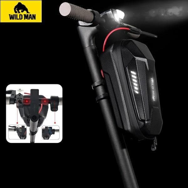 Θήκη/κράνος Wildman Για Scooter Es8xmax Μαύρη 5