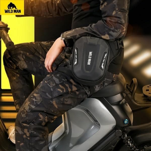 Wildman Μοτοσυκλετιστικός Τσαντάκι Πόδια L1 3l Μαύρο 3