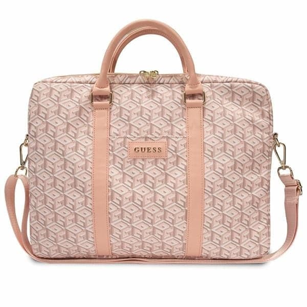 Τσάντα Guess Gucb15hgcfsep 16" Ροζ Gcube Stripes