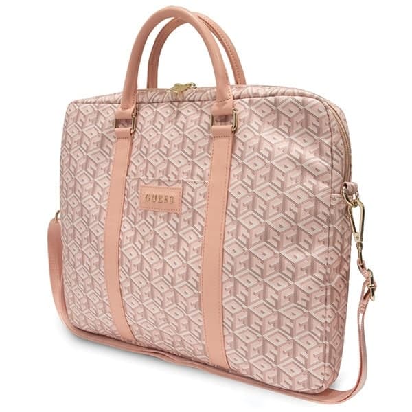 Τσάντα Guess Gucb15hgcfsep 16" Ροζ Gcube Stripes 2