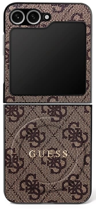 Guess 4G Classic - θήκη για Samsung Galaxy Z Flip7 - Καφέ