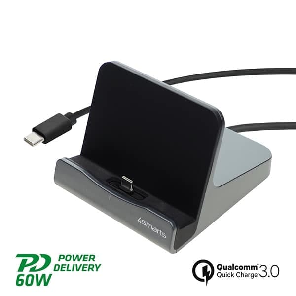 4smarts Σταθμός Φόρτισης Voltdock USB-C 60w Gunmetal 462261 2