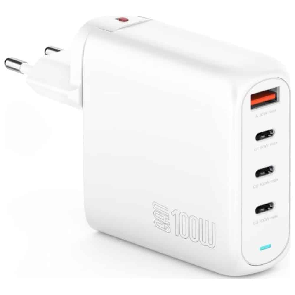 Φορτιστής 4smarts Flex Pro 100w Με 3xusb-C Και 1xusb-A - Λευκός 3
