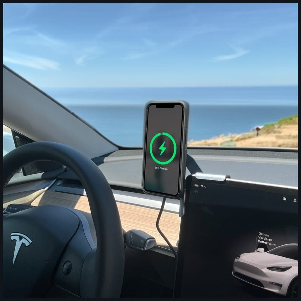 Magnetic Mount 4smarts Screen Mount Qi2 - Βάση Οθόνης Για Smartphone Γκρί 6