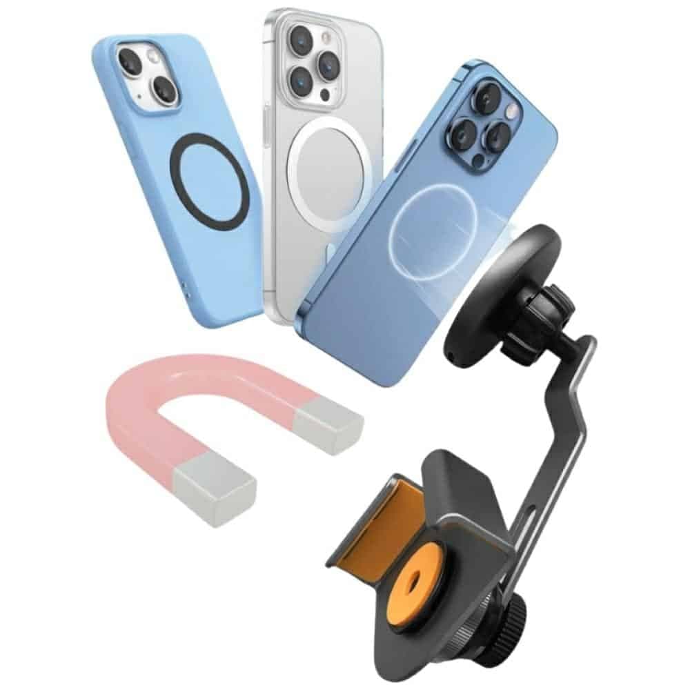Magnetic Mount 4smarts Screen Mount Qi2 - Βάση Οθόνης Για Smartphone Γκρί 3