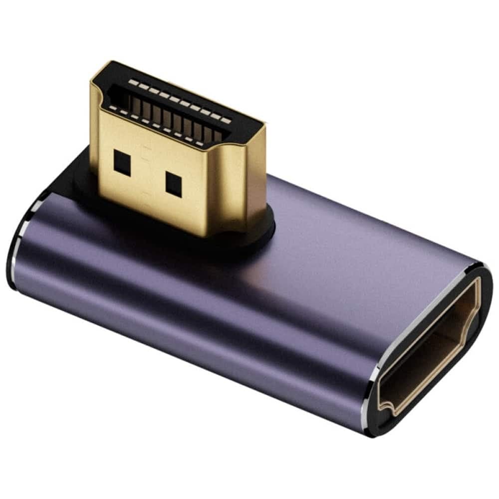Set Προσαρμογέων Hdmi 4smarts 8k – Ανωδυνά, Καθοδικά, Πλευρικά, Σύνδεσμος Καλωδίων, Γκρι 2