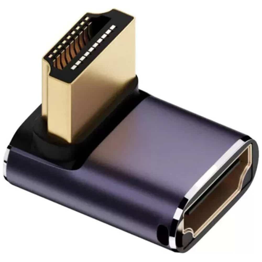 Set Προσαρμογέων Hdmi 4smarts 8k – Ανωδυνά, Καθοδικά, Πλευρικά, Σύνδεσμος Καλωδίων, Γκρι 4