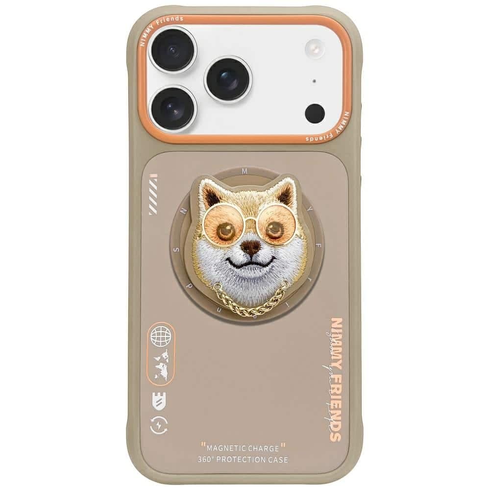 Nimmy Glasses Cool Dog MagSafe - θήκη για Apple iPhone 17 Pro - Πολύχρωμο