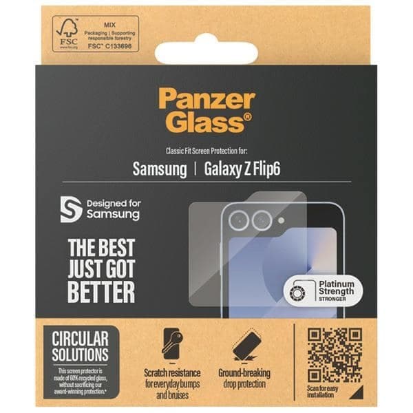 Panzerglass Screen Protector Classic Fit Για Samsung Z Flip6 F741 4