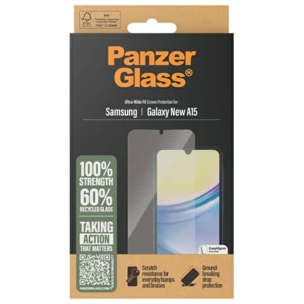 Panzerglass Ultra-Wide Fit Οθόνη Προστασίας Για Samsung A16 / A16 5g 3807 4