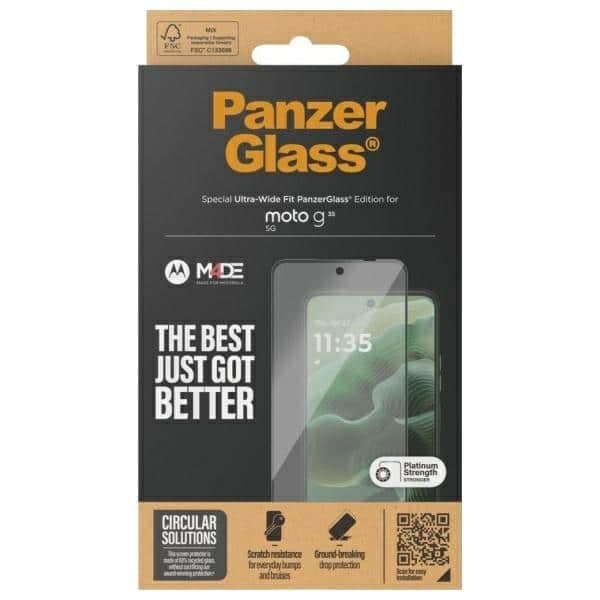 Panzerglass Προστασία Οθόνης Για Motorola Moto G35 5g - Υπερ-Ευρεία Εφαρμογή 6596 3