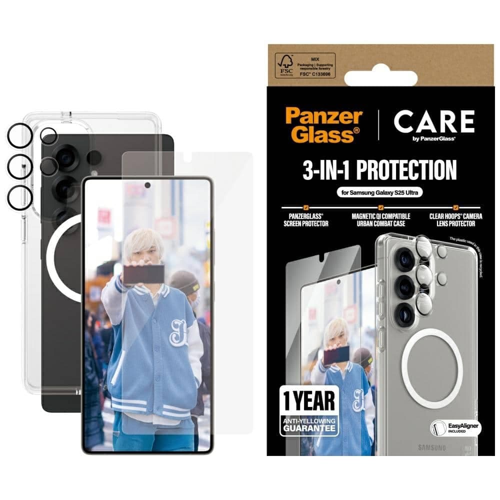 Care By Panzerglass Προστασία Οθόνης και Κάμερας Για Samsung Galaxy S25 Ultra