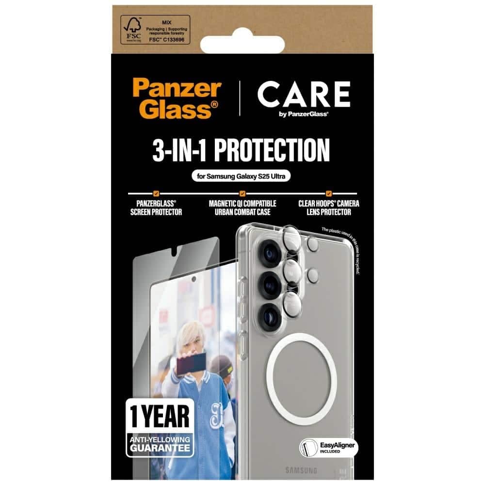 Care By Panzerglass Προστασία Οθόνης και Κάμερας Για Samsung Galaxy S25 Ultra 4