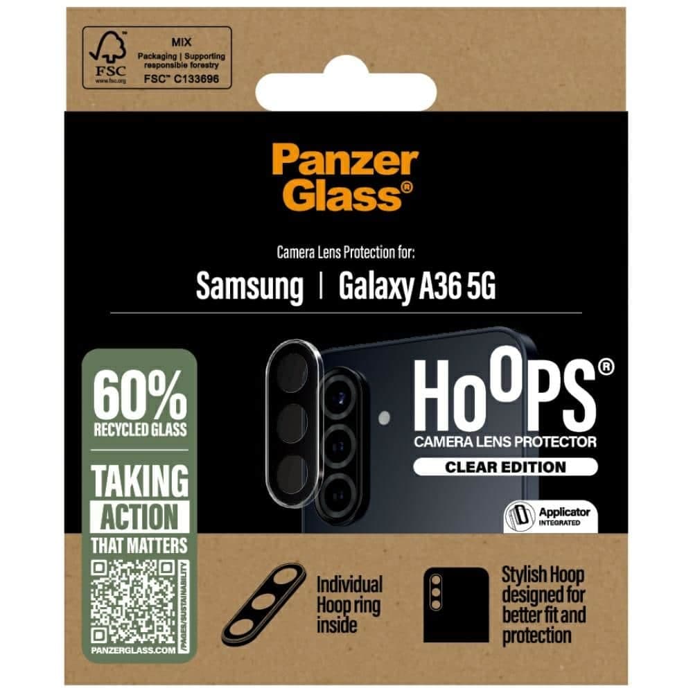 Προστατευτικό Φακού Panzerglass Hoops® Από Γυαλί Tempered Για Samsung Galaxy A36 5g Διαφανές 4