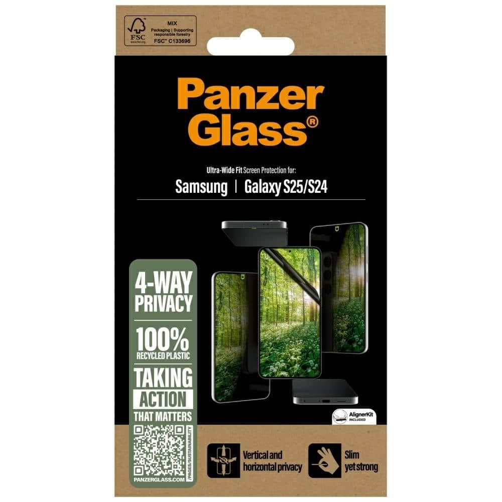 Panzerglass Eco Matrix Ultra-Wide Fit Γυαλί Ιδιωτικότητας Για Samsung Galaxy S25 4