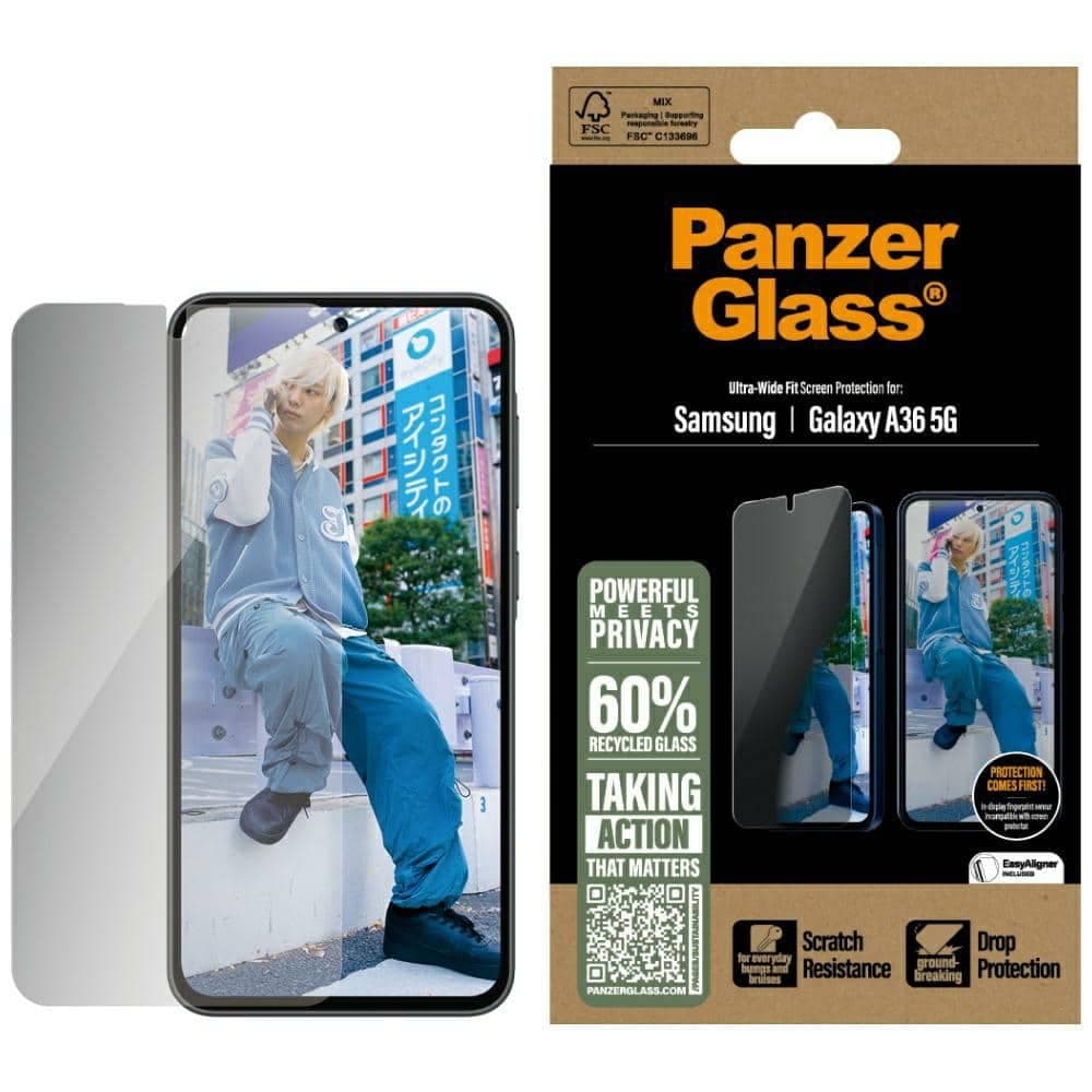 Γυαλί Προστασίας Panzerglass Ultra-Wide Fit Για Samsung Galaxy A36 5g