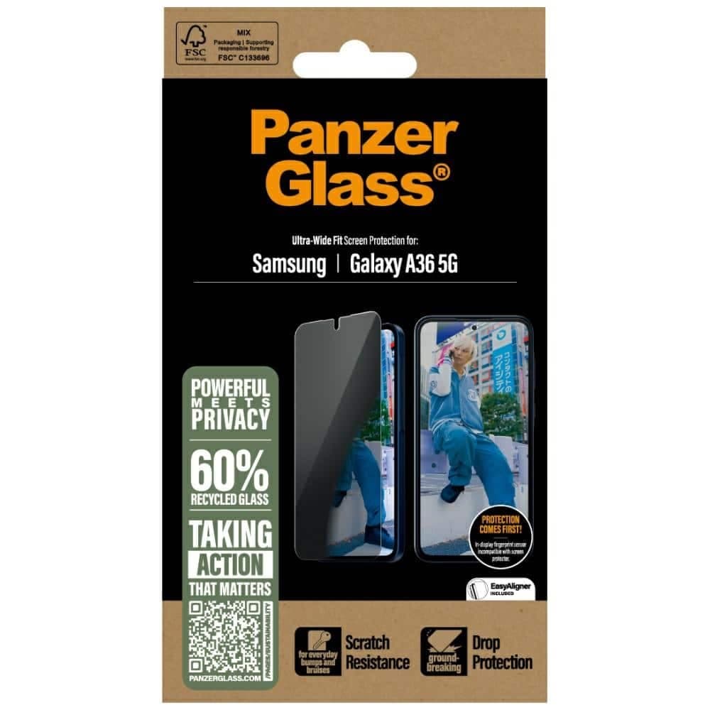 Γυαλί Προστασίας Panzerglass Ultra-Wide Fit Για Samsung Galaxy A36 5g 4