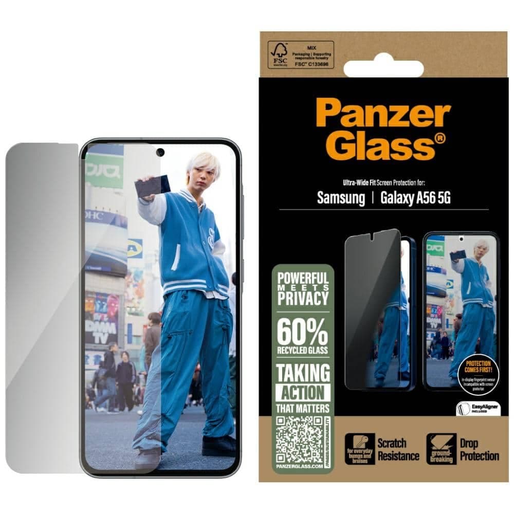 Γυαλί Προστασίας Panzerglass Ultra-Wide Fit Για Samsung Galaxy A56 5g