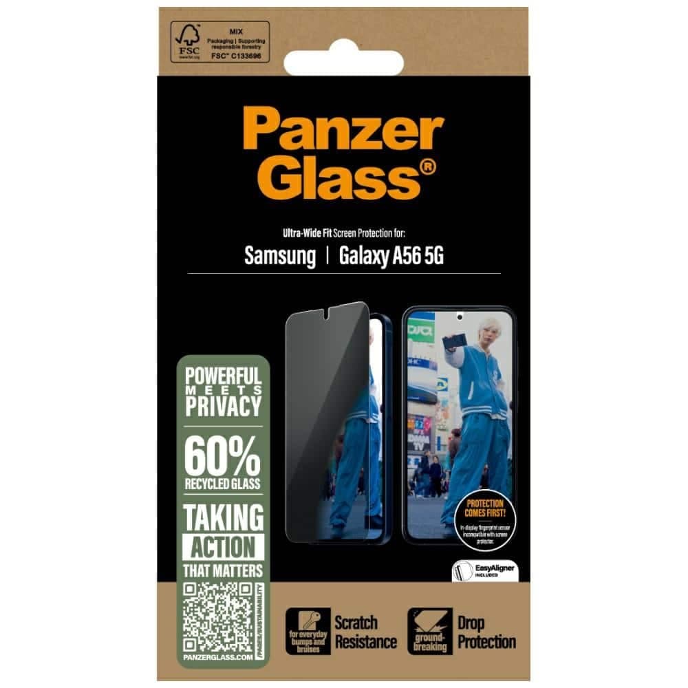 Γυαλί Προστασίας Panzerglass Ultra-Wide Fit Για Samsung Galaxy A56 5g 4