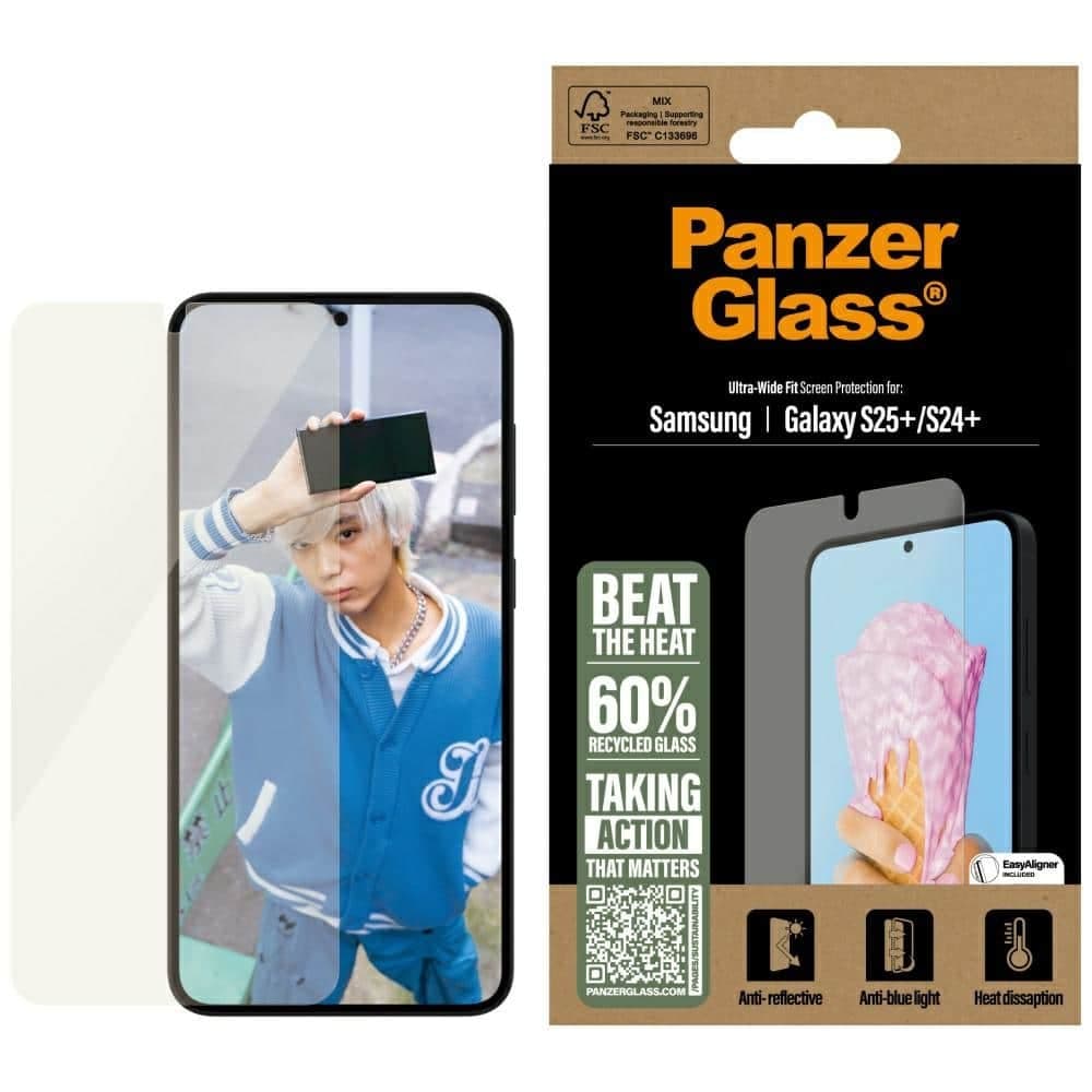 Panzerglass All-In-One Ultra-Wide Fit Θωρακισμένο Γυαλί Για Samsung Galaxy S25+