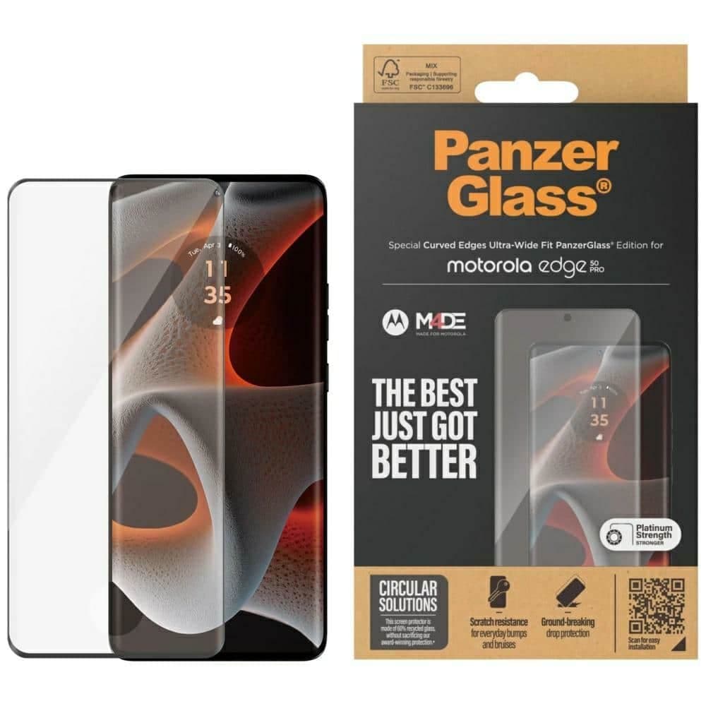 Θρυμματισμένο Γυαλί Panzerglass Ultra-Wide Fit Για Motorola Edge 50 Pro / 50 Ultra