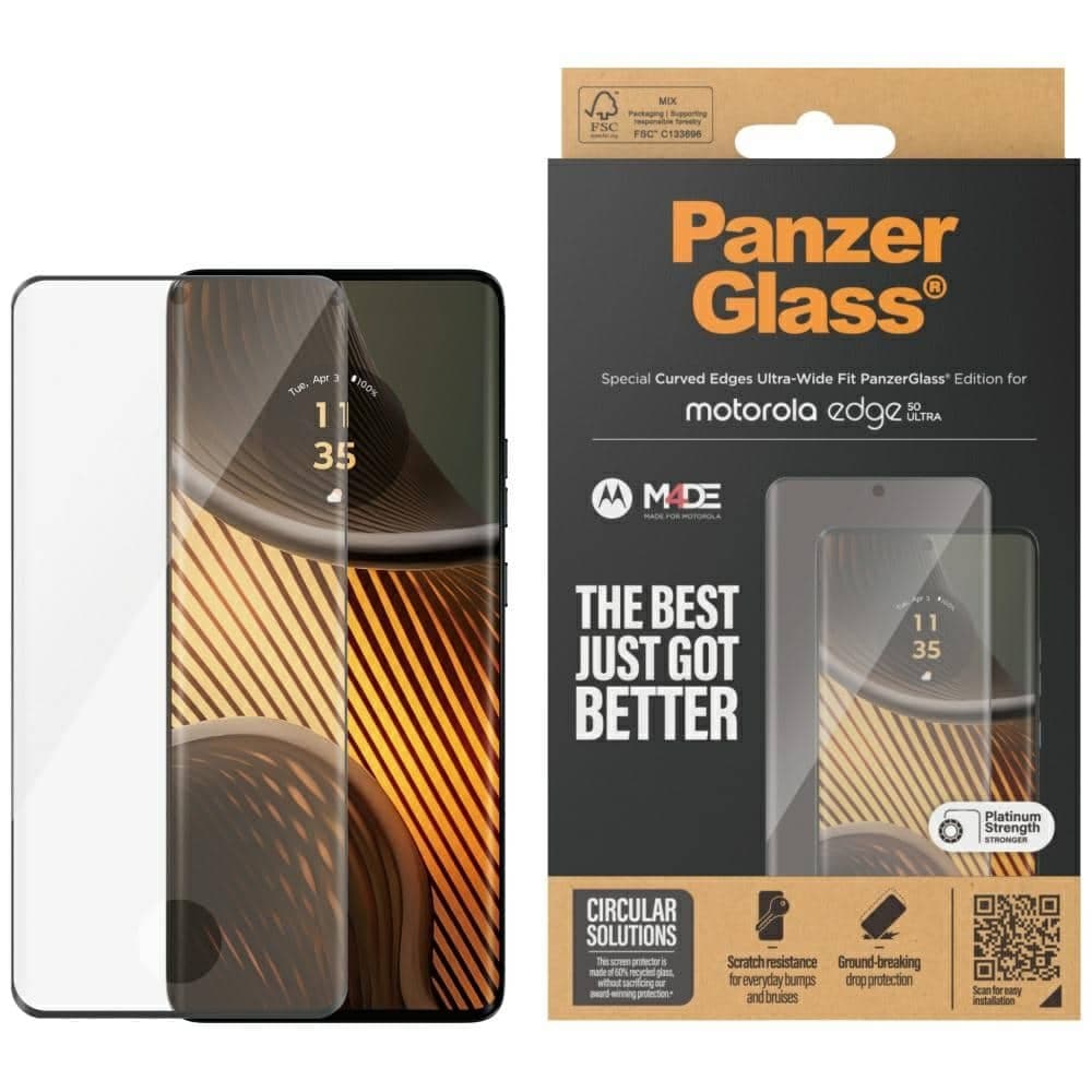 Θωρακισμένο Γυαλί Panzerglass Ultra-Wide Fit Για Motorola Edge 50 Ultra