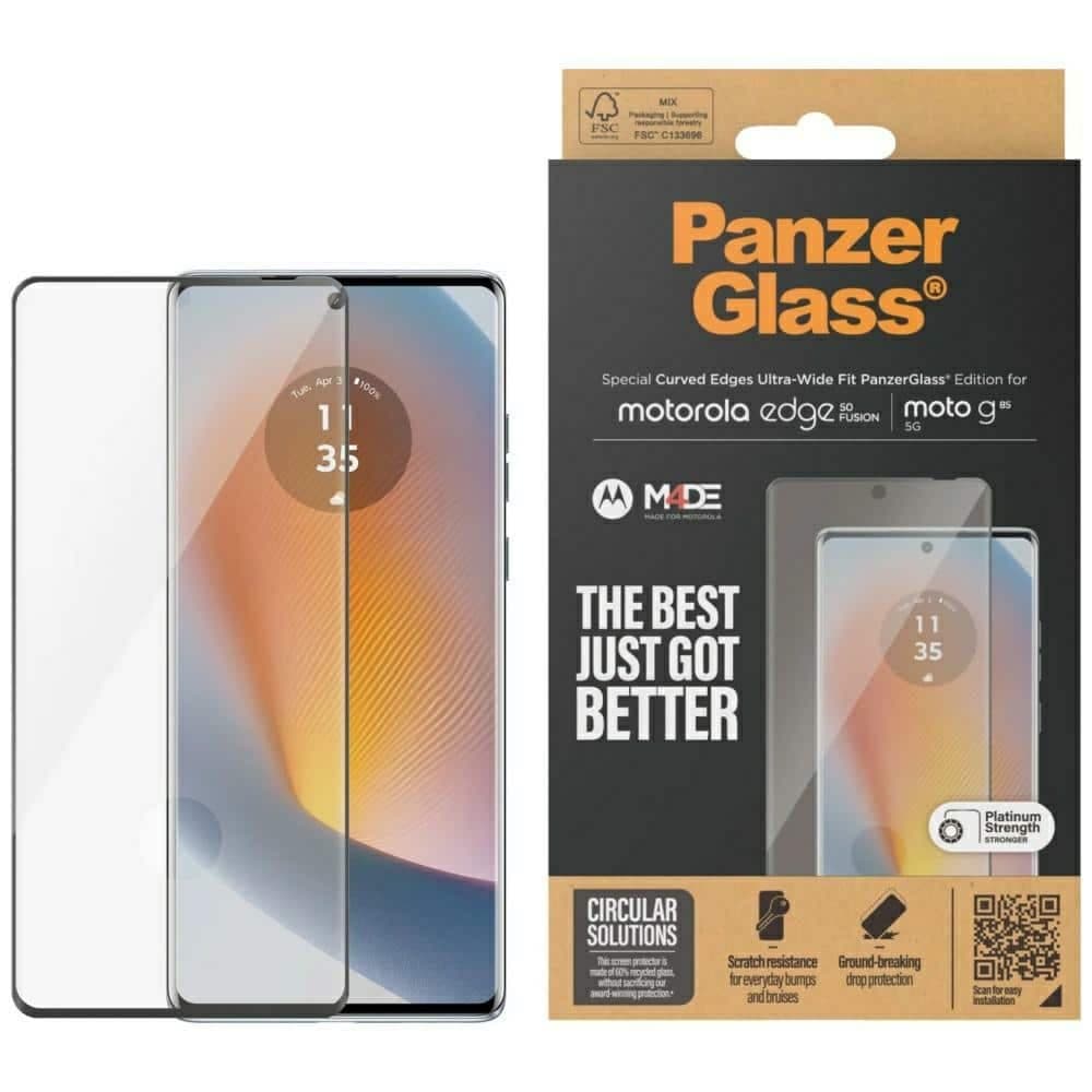 Ανθεκτικό Γυαλί Panzerglass Ultra-Wide Fit Για Motorola Edge 50 Fusion / Moto G85