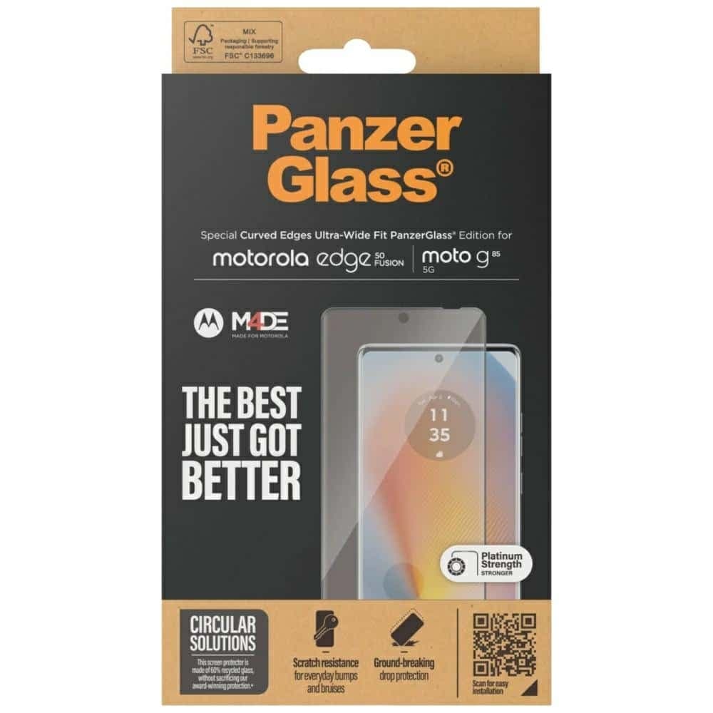 Ανθεκτικό Γυαλί Panzerglass Ultra-Wide Fit Για Motorola Edge 50 Fusion / Moto G85 4