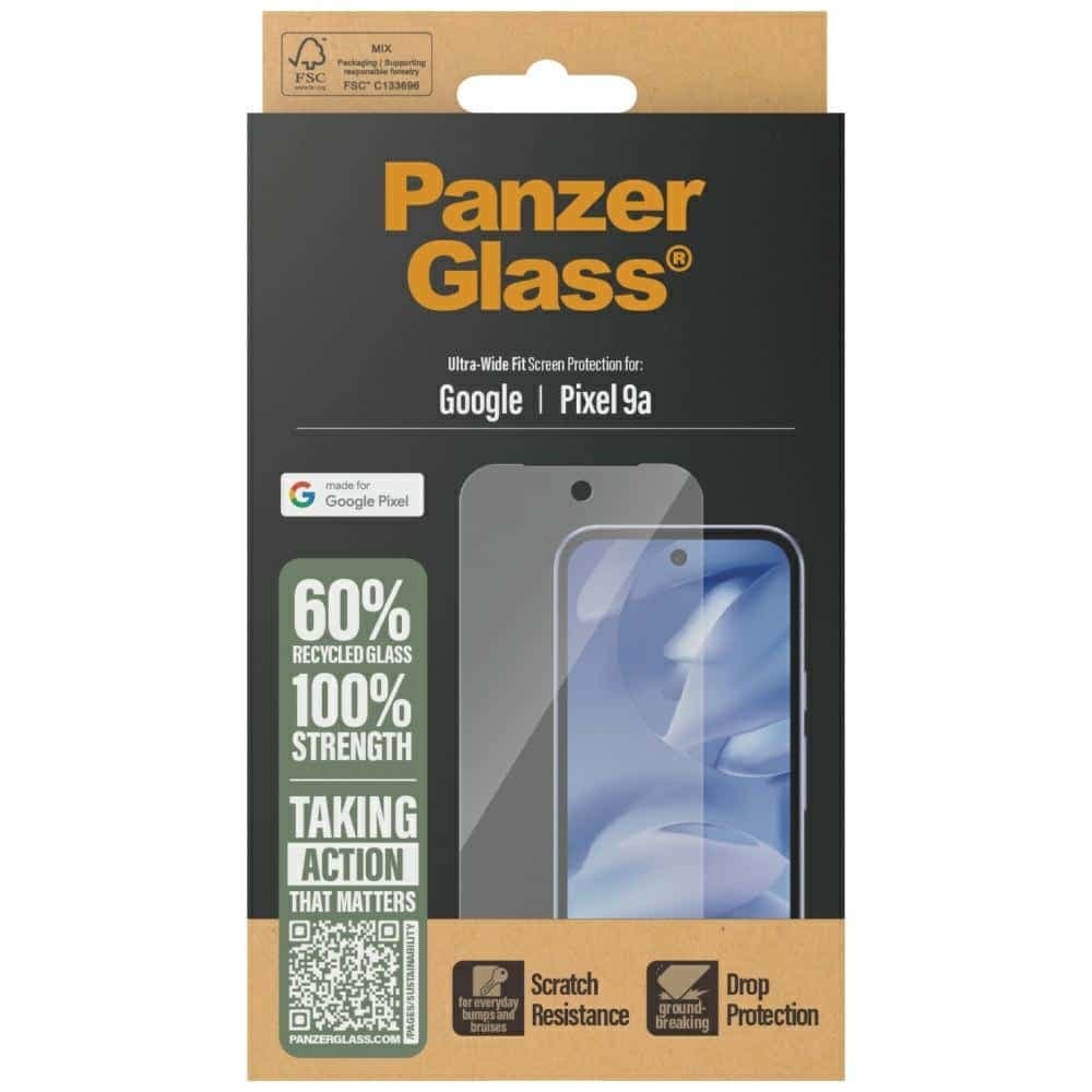 Θωρακισμένο Γυαλί Panzerglass Ultra-Wide Fit Για Google Pixel 9a 5g 4
